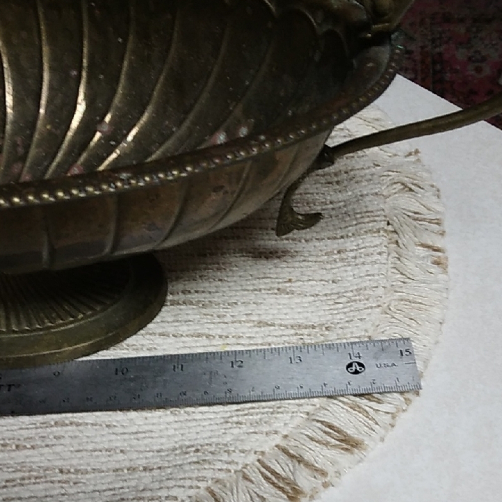 Vintage Brass Decorative Bowl - Picture 5 of 10